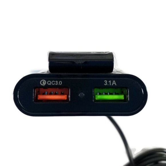 Saddlebred Qualcomm DC Quick Charge 3.0 Auto 4-Port Car Device Charger NIB - Picture 6 of 7